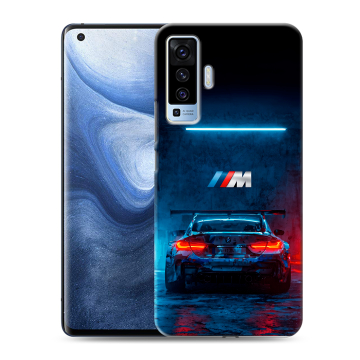 Силиконовый чехол на Vivo X50 с принтом BMW БМВ