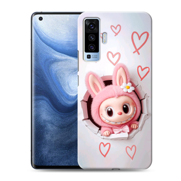 Силиконовый чехол на Vivo X50 с принтом Labubu Лабубу