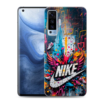 Силиконовый чехол на Vivo X50 с принтом Nike Найк