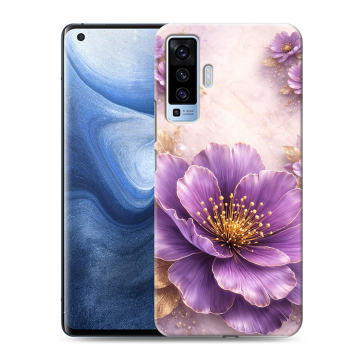 Силиконовый чехол на Vivo X50 с принтом женский