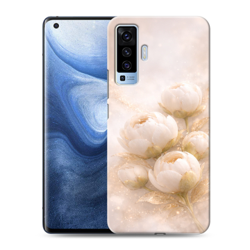 Силиконовый чехол на Vivo X50 с принтом женский