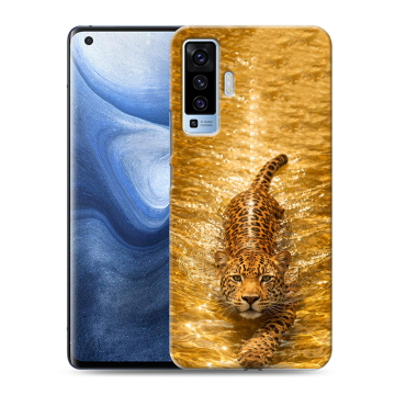 Силиконовый чехол на Vivo X50 с принтом женский