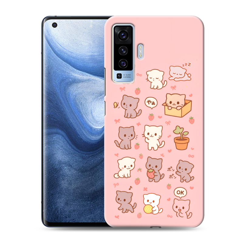 Пластиковый чехол на Vivo X50 с принтом Hello Kitty Хелоу Кити Пластиковый чехол на Vivo X50 с принтом Hello Kitty Хелоу Кити