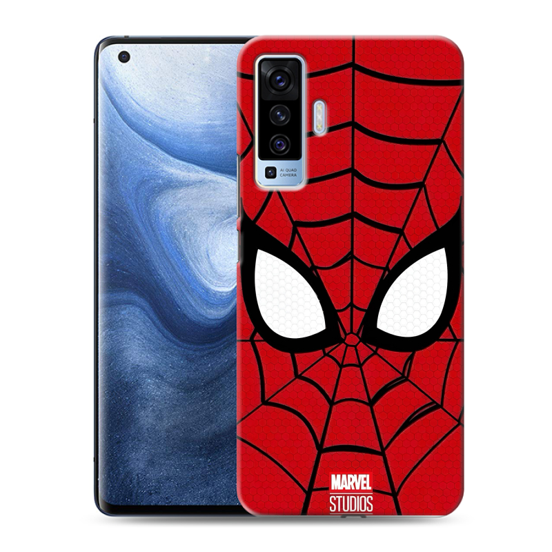Силиконовый чехол на Vivo X50 с принтом человек паук spiderman Силиконовый чехол на Vivo X50 с принтом человек паук spiderman