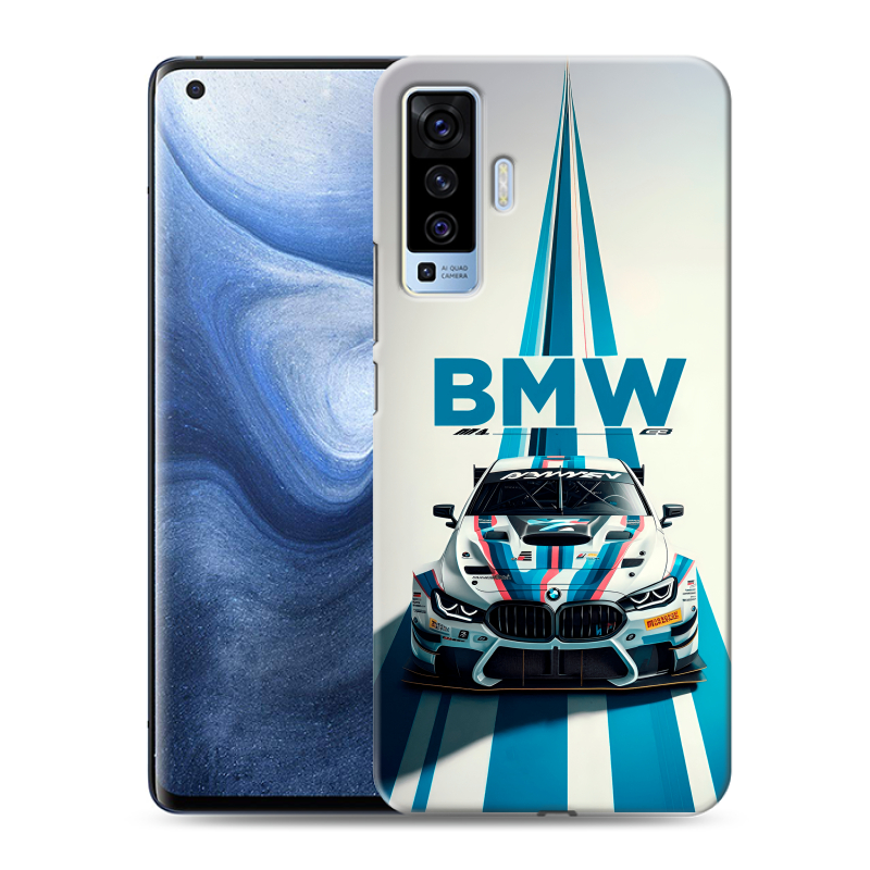 Пластиковый чехол на Vivo X50 с принтом БМВ BMW Пластиковый чехол на Vivo X50 с принтом БМВ BMW