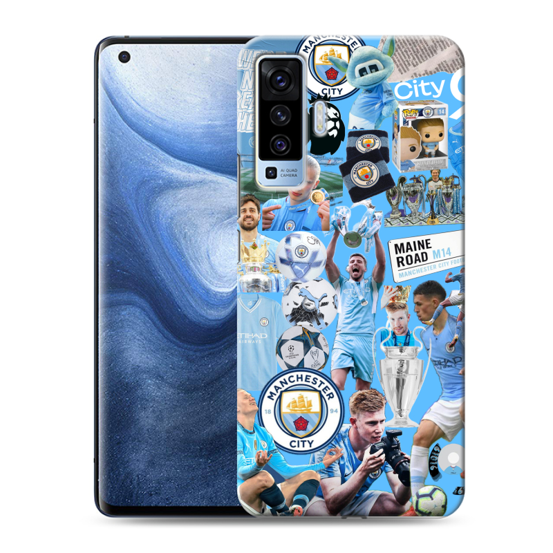 Пластиковый чехол на Vivo X50 с принтом Man City Манчестер Сити Пластиковый чехол на Vivo X50 с принтом Man City Манчестер Сити