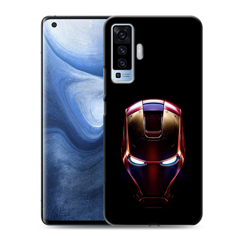 Пластиковый чехол на Vivo X50 с принтом IronMan Железный человек Пластиковый чехол на Vivo X50 с принтом IronMan Железный человек