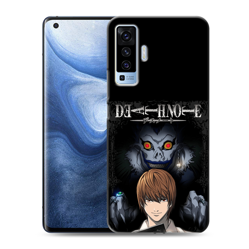 Силиконовый чехол на Vivo X50 с принтом Death note Тетрадь смерти Силиконовый чехол на Vivo X50 с принтом Death note Тетрадь смерти