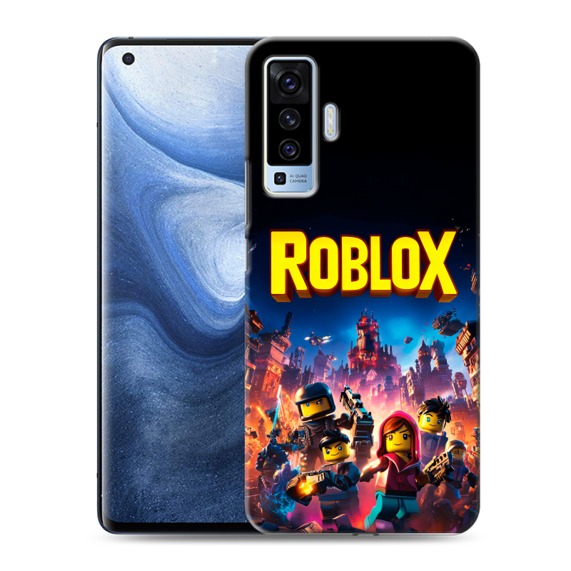 Силиконовый чехол на Vivo X50 с принтом Roblox Роблокс Силиконовый чехол на Vivo X50 с принтом Roblox Роблокс
