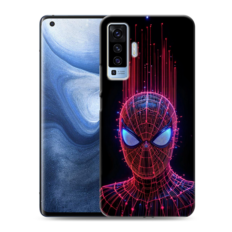 Силиконовый противоударный чехол на Vivo X50 с принтом Spiderman Человек паук Силиконовый противоударный чехол на Vivo X50 с принтом Spiderman Человек паук