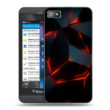 Пластиковый чехол на BlackBerry Z10 с принтом Яркие абстракции Пластиковый чехол на BlackBerry Z10 с принтом Яркие абстракции