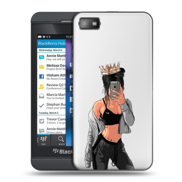 Пластиковый чехол на BlackBerry Z10 с принтом Женские принты Пластиковый чехол на BlackBerry Z10 с принтом Женские принты