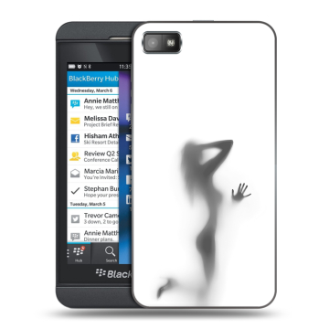 Пластиковый чехол на BlackBerry Z10 с принтом Силуэт Пластиковый чехол на BlackBerry Z10 с принтом Силуэт