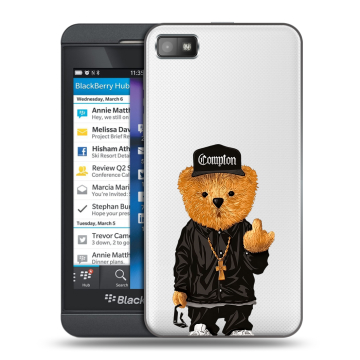 Пластиковый чехол на BlackBerry Z10 с принтом Плюшевый медведь Пластиковый чехол на BlackBerry Z10 с принтом Плюшевый медведь