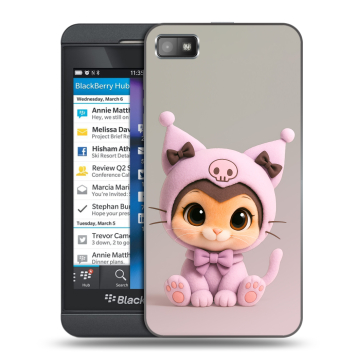 Пластиковый чехол на BlackBerry Z10 с принтом Куроми Kuromi Пластиковый чехол на BlackBerry Z10 с принтом Куроми Kuromi