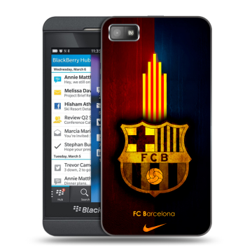 Пластиковый чехол на BlackBerry Z10 с принтом Барселона Barcelona Пластиковый чехол на BlackBerry Z10 с принтом Барселона Barcelona