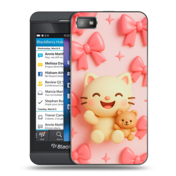 Пластиковый чехол на BlackBerry Z10 с принтом для девочек Пластиковый чехол на BlackBerry Z10 с принтом для девочек