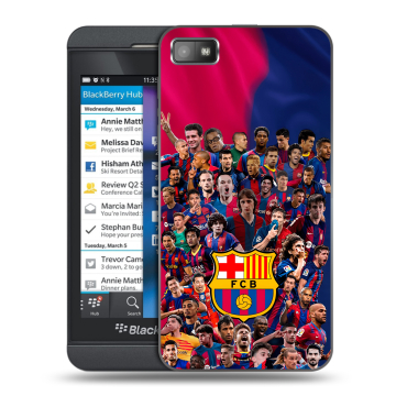 Пластиковый чехол на BlackBerry Z10 с принтом Барселона Barcelona Пластиковый чехол на BlackBerry Z10 с принтом Барселона Barcelona