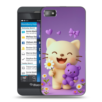 Пластиковый чехол на BlackBerry Z10 с принтом для девочек Пластиковый чехол на BlackBerry Z10 с принтом для девочек
