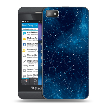 Пластиковый чехол на BlackBerry Z10 с принтом Космос звезды
