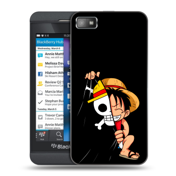 Пластиковый чехол на BlackBerry Z10 с принтом One Piece Ван Пис