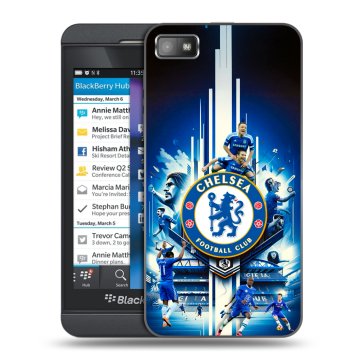Пластиковый чехол на BlackBerry Z10 с принтом Chelsea Челси