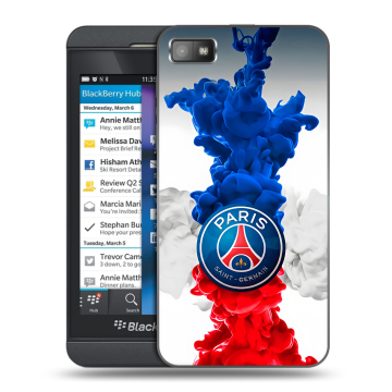 Пластиковый чехол на BlackBerry Z10 с принтом PSG ПСЖ