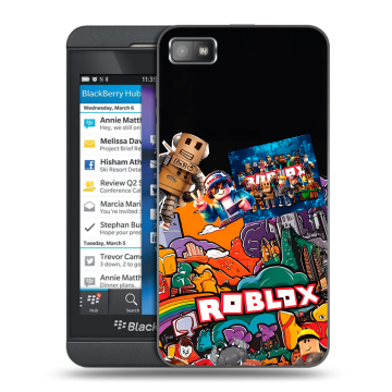 Пластиковый чехол на BlackBerry Z10 с принтом Roblox Роблокс Пластиковый чехол на BlackBerry Z10 с принтом Roblox Роблокс