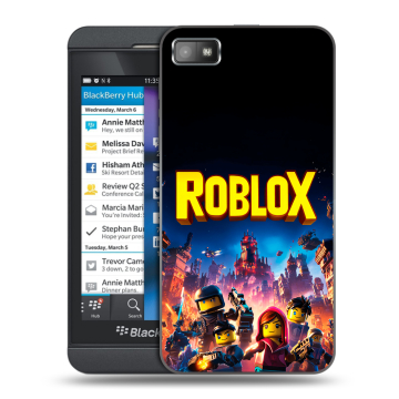 Пластиковый чехол на BlackBerry Z10 с принтом Roblox Роблокс Пластиковый чехол на BlackBerry Z10 с принтом Roblox Роблокс