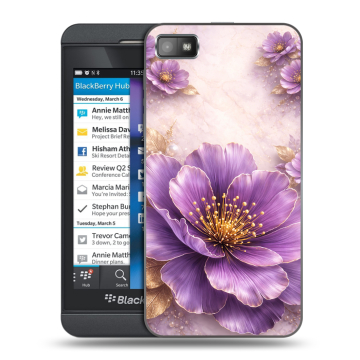 Пластиковый чехол на BlackBerry Z10 с принтом женский Пластиковый чехол на BlackBerry Z10 с принтом женский