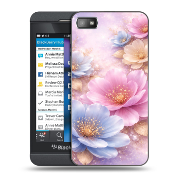 Пластиковый чехол на BlackBerry Z10 с принтом женский Пластиковый чехол на BlackBerry Z10 с принтом женский