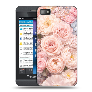 Пластиковый чехол на BlackBerry Z10 с принтом женский Пластиковый чехол на BlackBerry Z10 с принтом женский