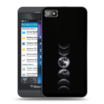 Пластиковый чехол на BlackBerry Z10 с принтом женский Пластиковый чехол на BlackBerry Z10 с принтом женский