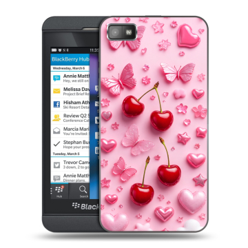 Пластиковый чехол на BlackBerry Z10 с принтом для девочек Пластиковый чехол на BlackBerry Z10 с принтом для девочек