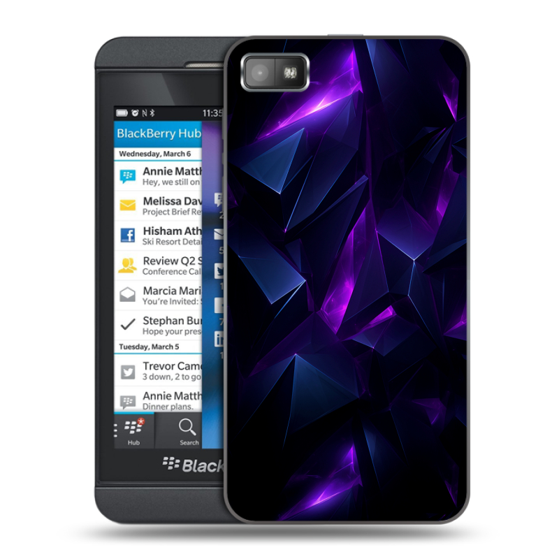 Пластиковый чехол на BlackBerry Z10 с принтом Абстракиция Пластиковый чехол на BlackBerry Z10 с принтом Абстракиция