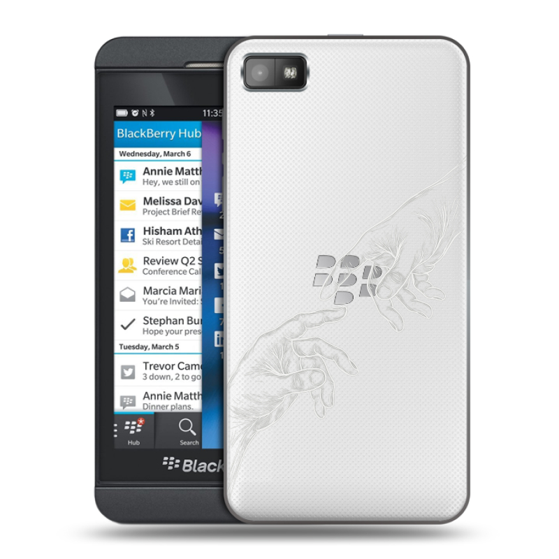 Пластиковый чехол на BlackBerry Z10 с принтом Сотворение мира Пластиковый чехол на BlackBerry Z10 с принтом Сотворение мира