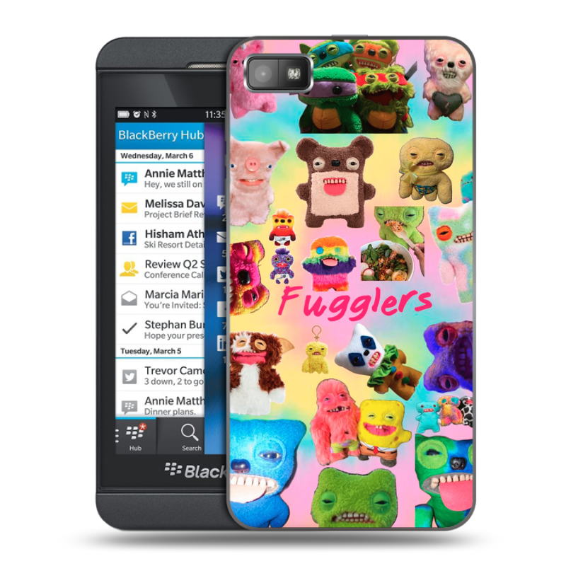 Пластиковый чехол на BlackBerry Z10 с принтом Флагер Fuggler Пластиковый чехол на BlackBerry Z10 с принтом Флагер Fuggler