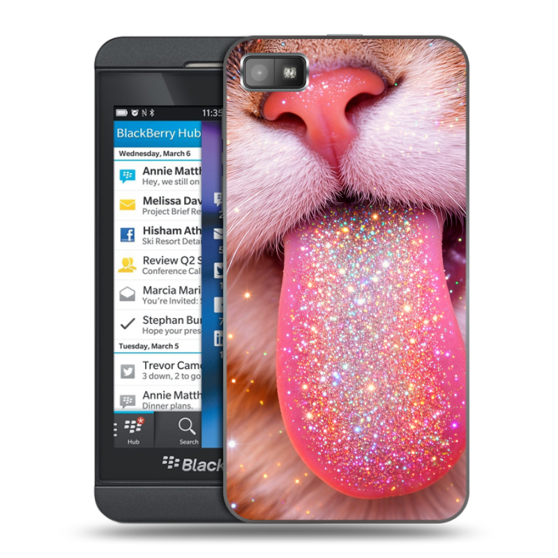 Пластиковый чехол на BlackBerry Z10 с принтом для девочек Пластиковый чехол на BlackBerry Z10 с принтом для девочек