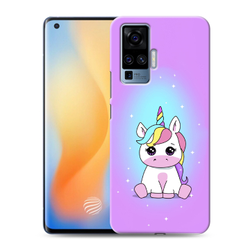 Силиконовый чехол на Vivo X50 Pro с принтом Единорог Силиконовый чехол на Vivo X50 Pro с принтом Единорог