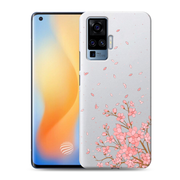 Силиконовый чехол на Vivo X50 Pro с принтом Ветка сакуры