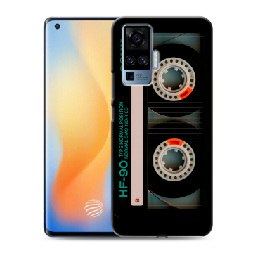 Силиконовый чехол на Vivo X50 Pro с принтом Кассета
