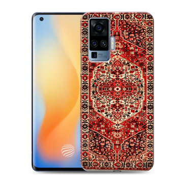 Силиконовый чехол на Vivo X50 Pro с принтом Ковер
