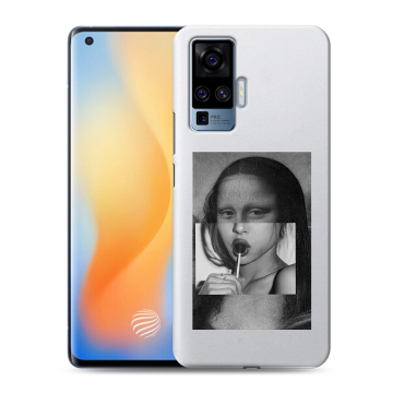 Силиконовый чехол на Vivo X50 Pro с принтом Мона Лиза