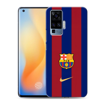 Силиконовый чехол на Vivo X50 Pro с принтом Барселона Barcelona