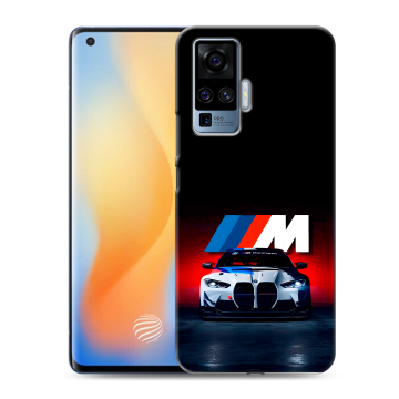 Силиконовый чехол на Vivo X50 Pro с принтом БМВ BMW Силиконовый чехол на Vivo X50 Pro с принтом БМВ BMW