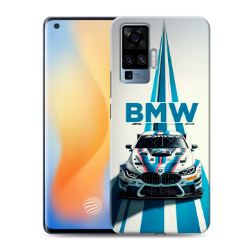 Силиконовый чехол на Vivo X50 Pro с принтом БМВ BMW
