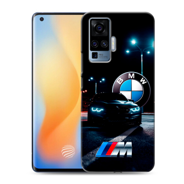 Силиконовый чехол на Vivo X50 Pro с принтом БМВ BMW Силиконовый чехол на Vivo X50 Pro с принтом БМВ BMW
