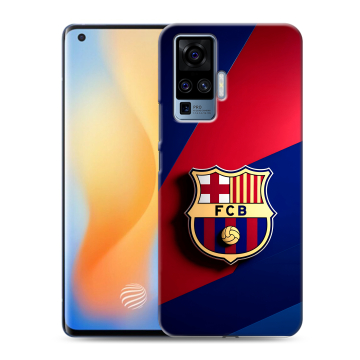 Силиконовый чехол на Vivo X50 Pro с принтом Барселона Barcelona