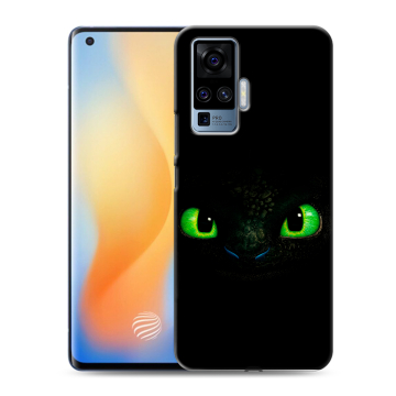 Силиконовый чехол на Vivo X50 Pro с принтом Как приручить дракона