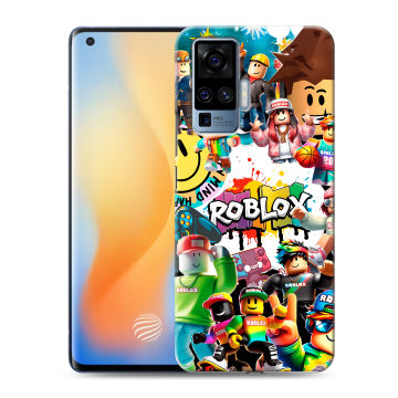 Силиконовый чехол на Vivo X50 Pro с принтом Roblox Роблокс Силиконовый чехол на Vivo X50 Pro с принтом Roblox Роблокс